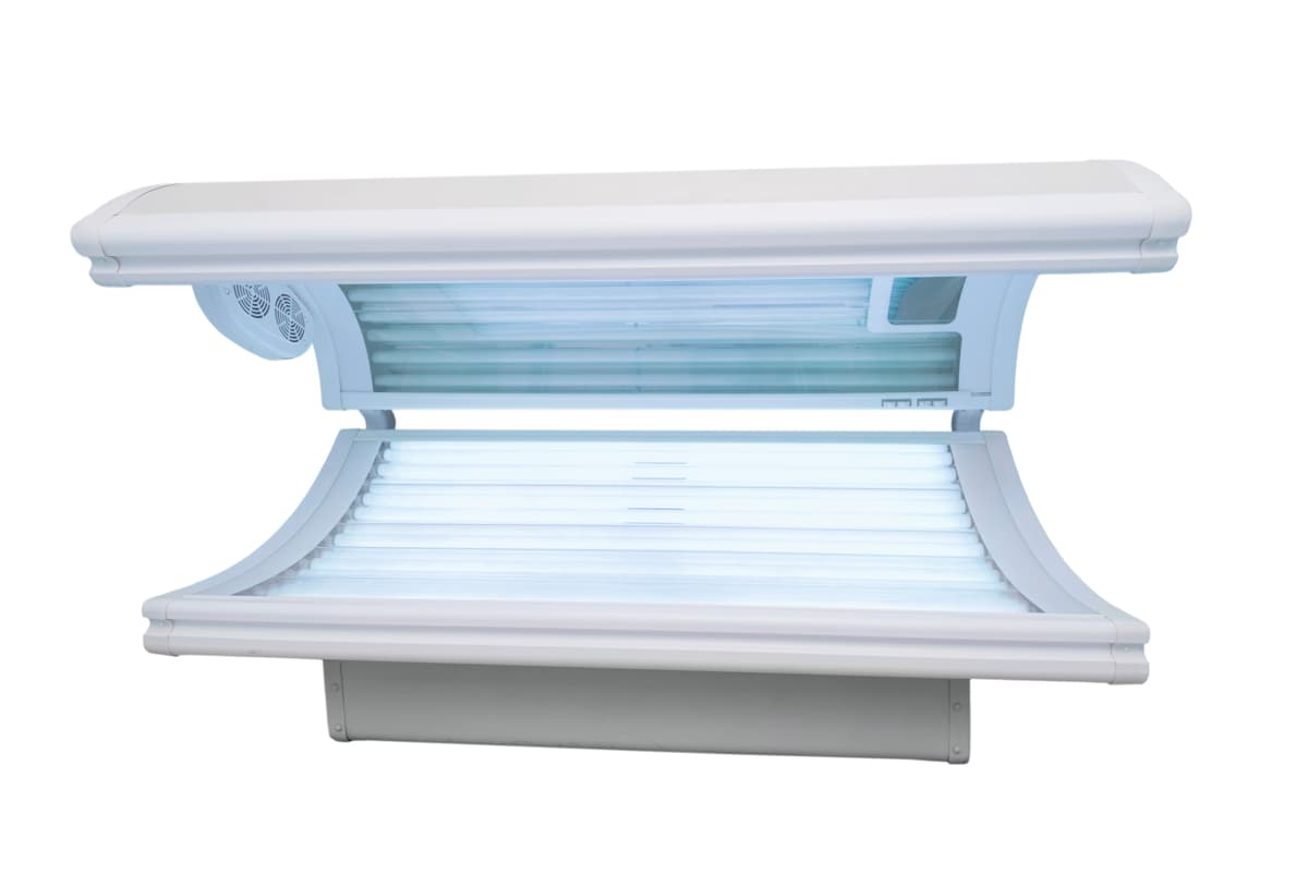 Illustration of a sunbed.