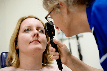 Picture showing opthalmoscope.