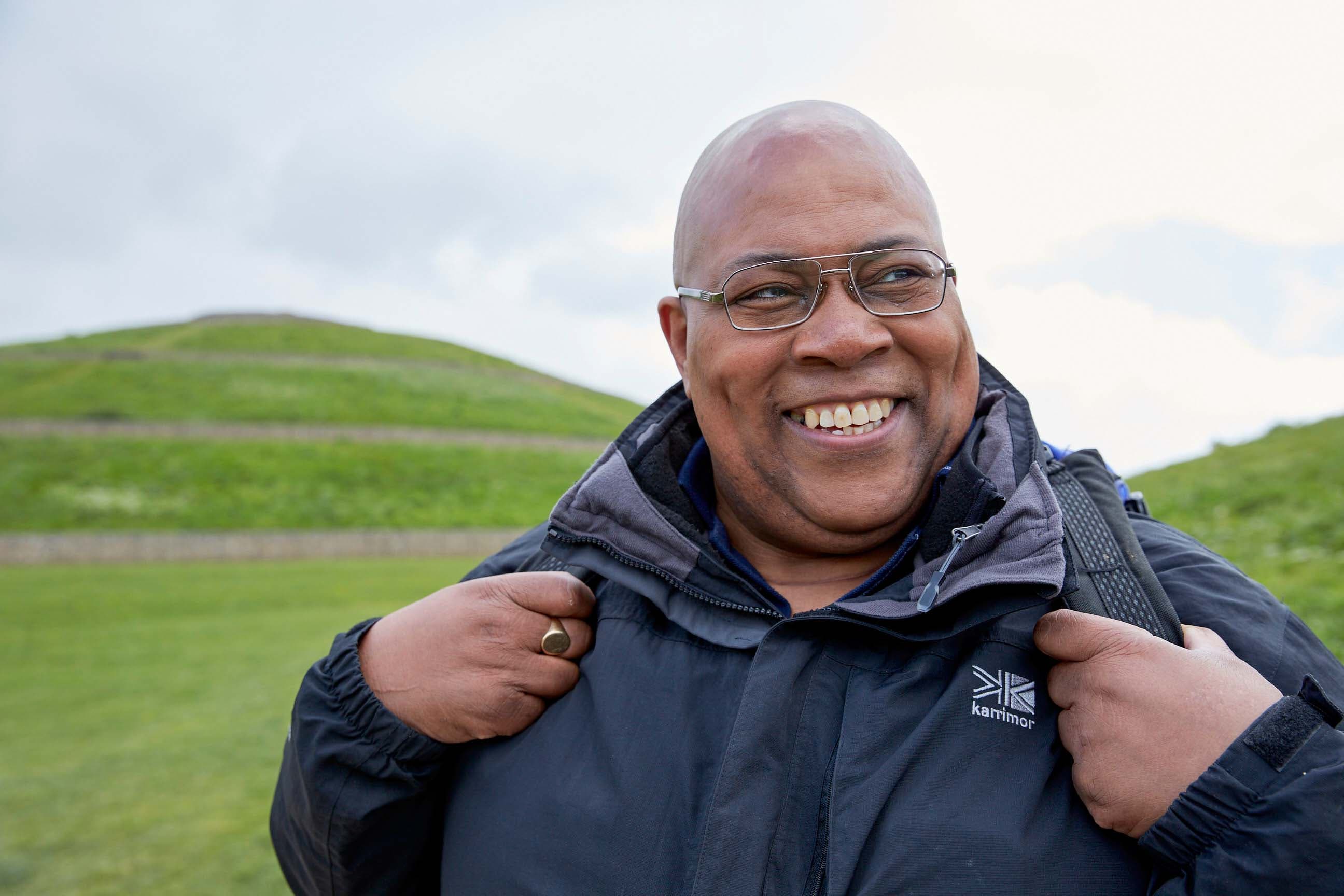 A picture of Alfred smiling.