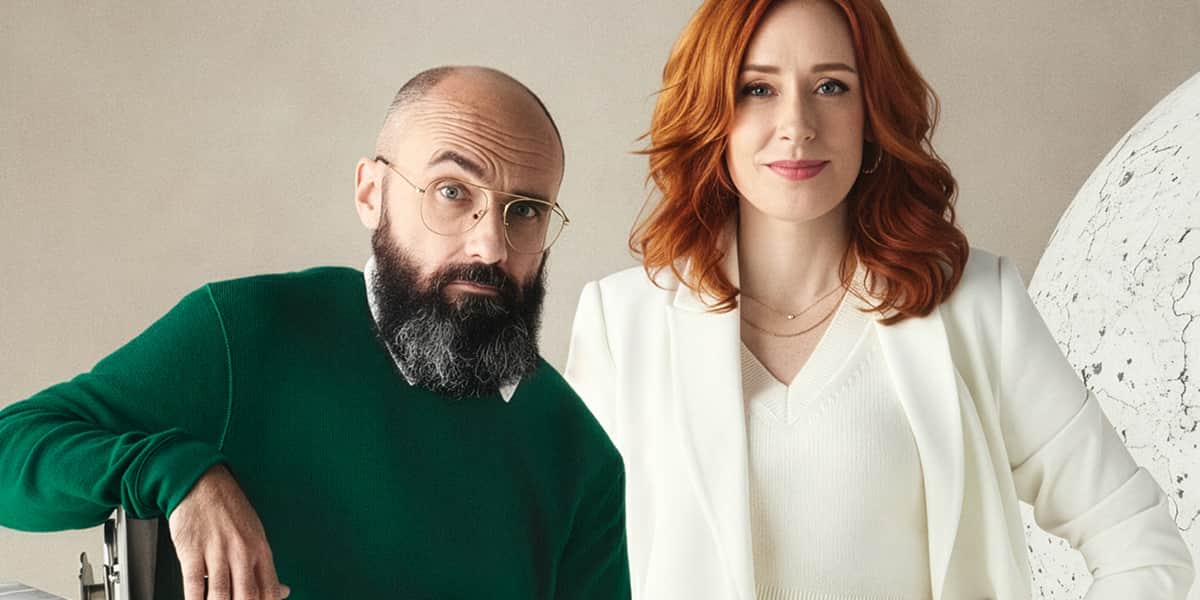 The Rest is Science podcast presenters.