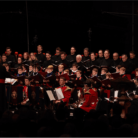 A photo taken at the Cancer Research UK Carol Concert at St Paul’s Cathedral 2019.