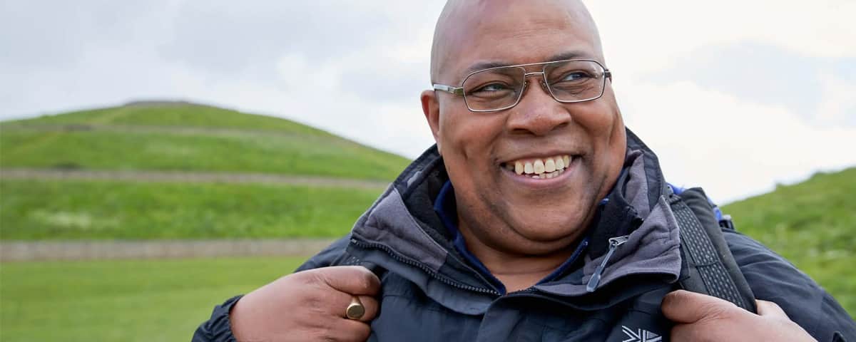 A picture of Alfred smiling.