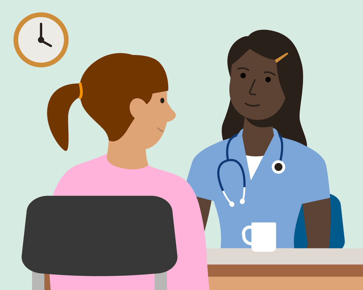 An illustration of a nurse.