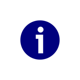 navy icon of information
